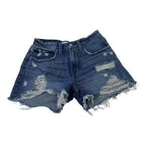 Abercrombie & Fitch Ripped Denim Shorts